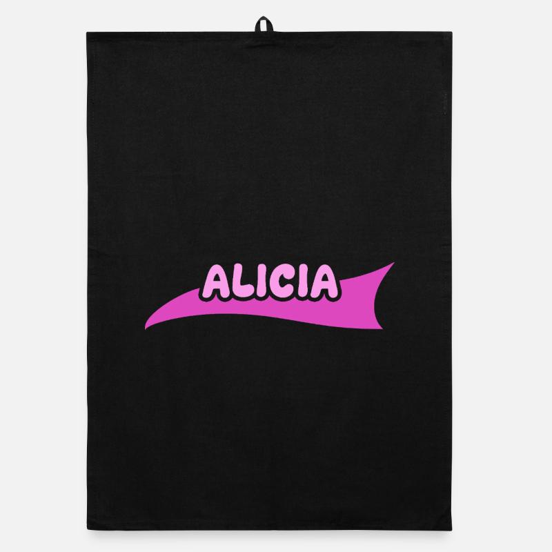 Geschenk für Alicia Organic Geschirrtuch