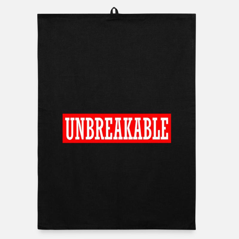 unbreakable unstoppable indomitable gym illegal Organic dish towel