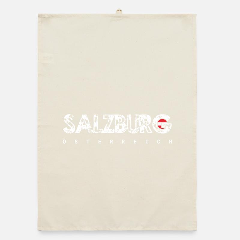 Salzbourg, Autriche, Texte en difficulté Torchon bio