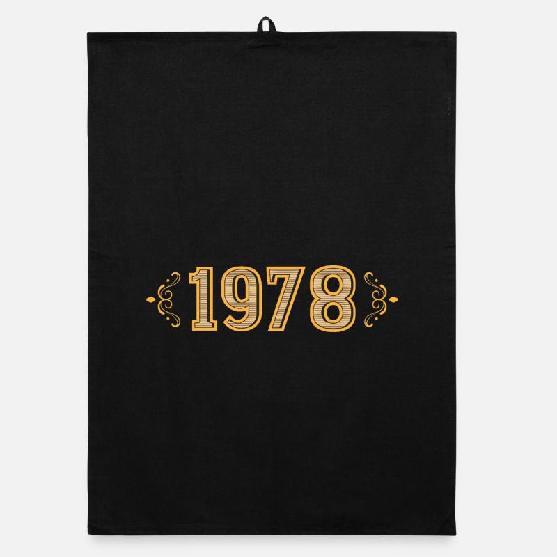 Legend since 1978 retro 1978 Organic dish towel