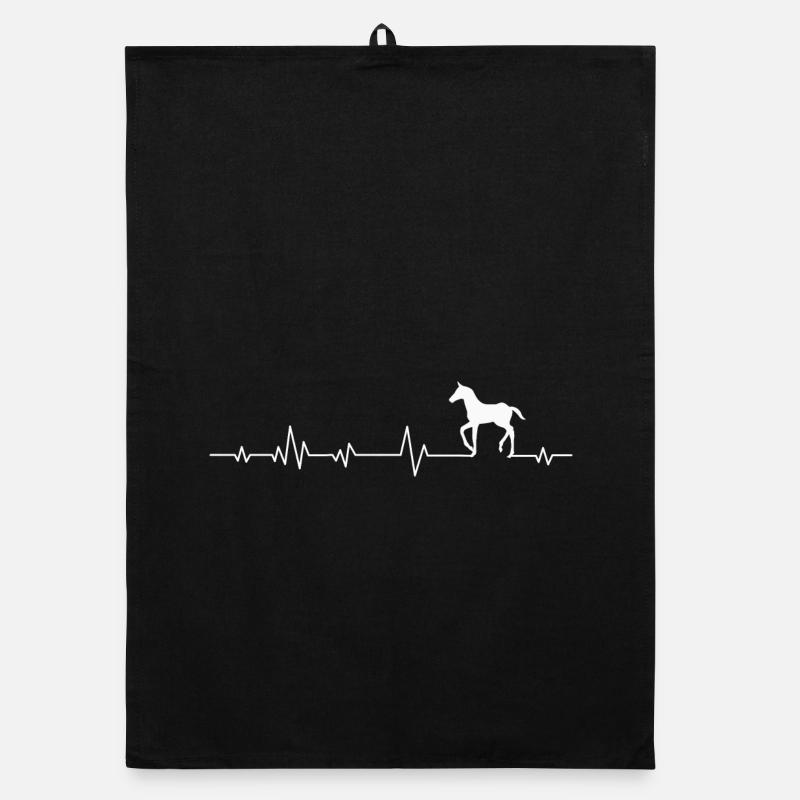 Cheval chevaux Torchon bio