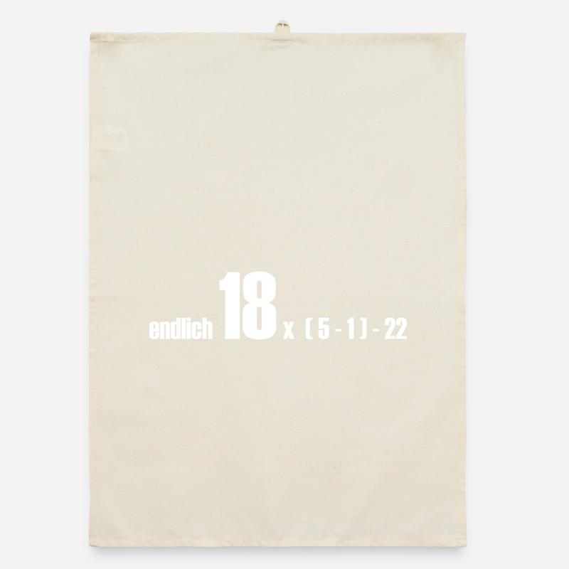 endlich 18 oder doch 50? Organic Geschirrtuch