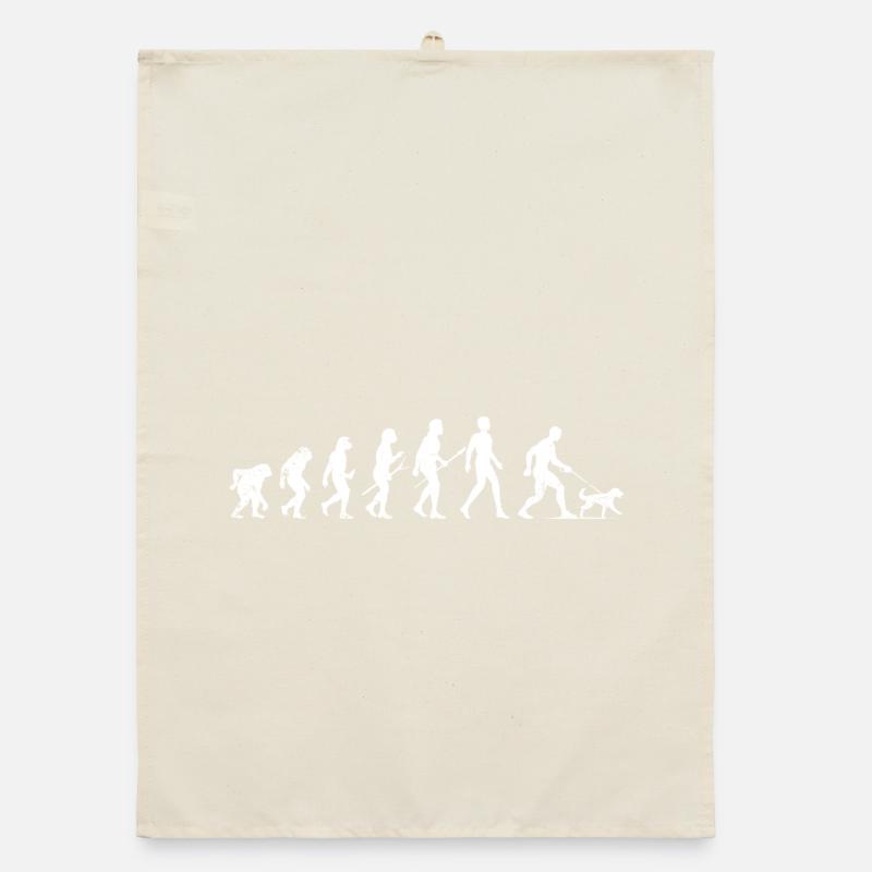 Évolution de l’homme et du chien Torchon bio