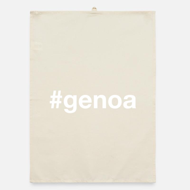 Gênes Blanc Hashtag Torchon bio