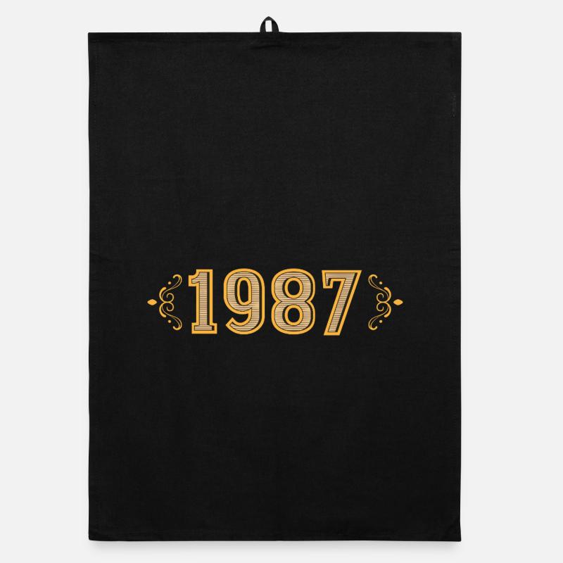 Legend since 1987 retro 1987 Organic dish towel