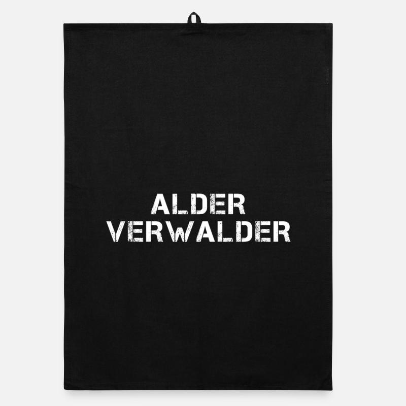 ALDER VERWALDER Hessisch Spruch Hessen Torchon bio