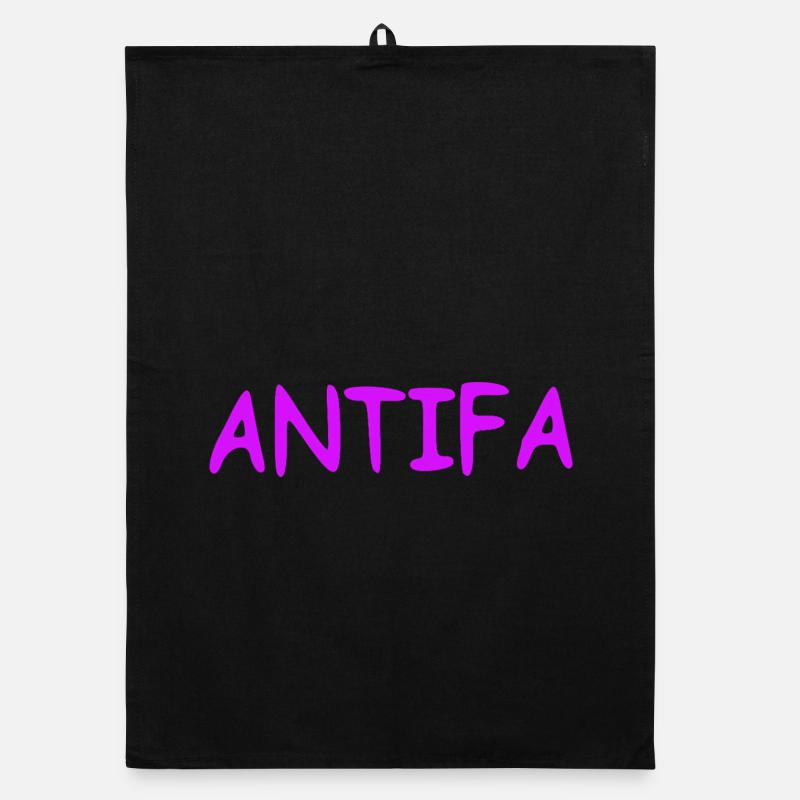 Antifa - lilac Organic Geschirrtuch