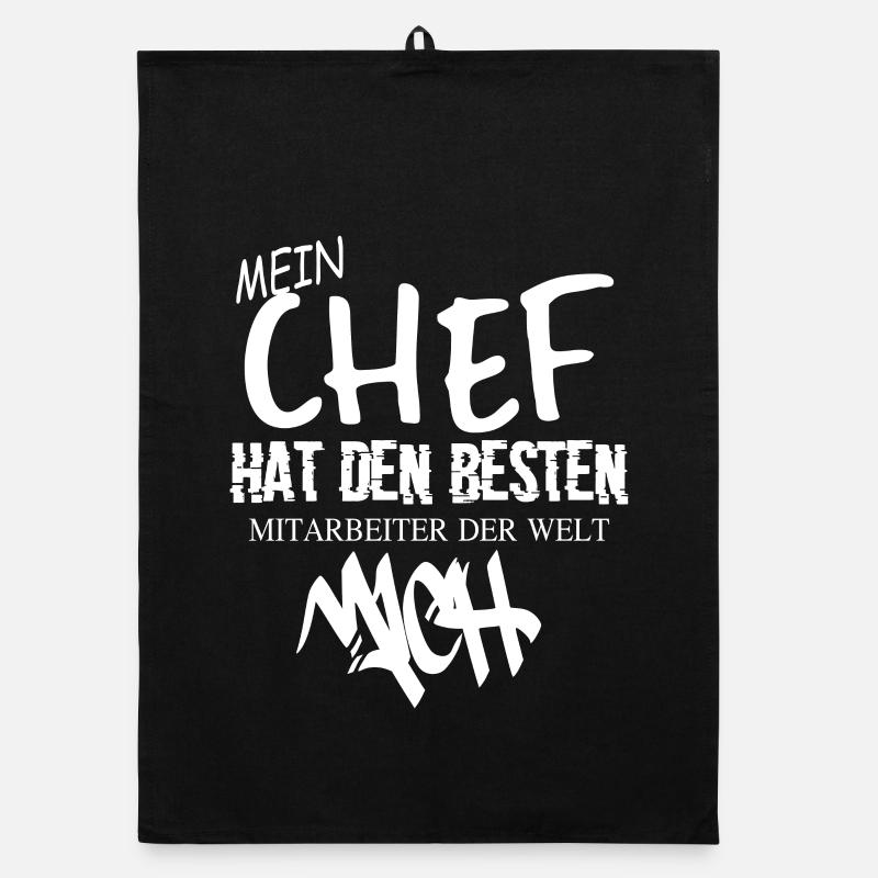 Beste Mitarbeiter der Welt Organic Geschirrtuch