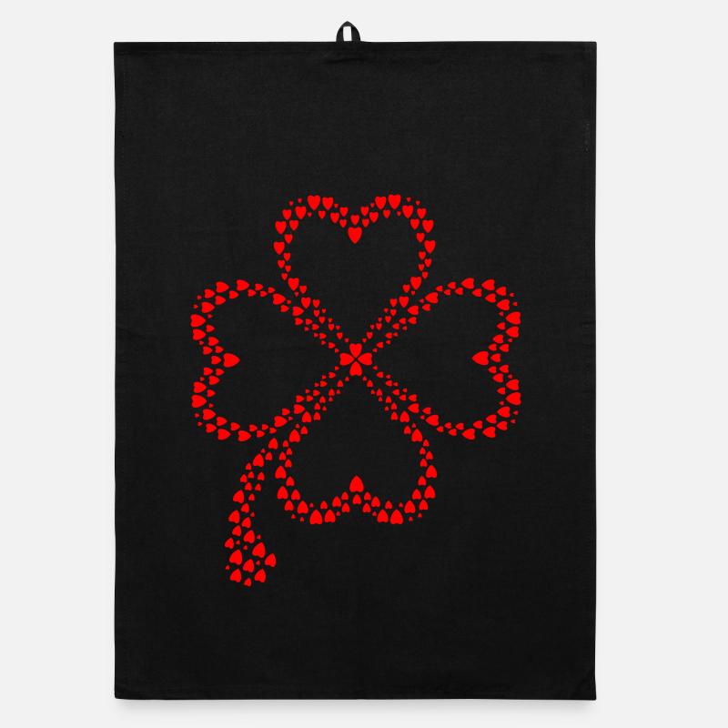 Conception de trèfle Torchon bio