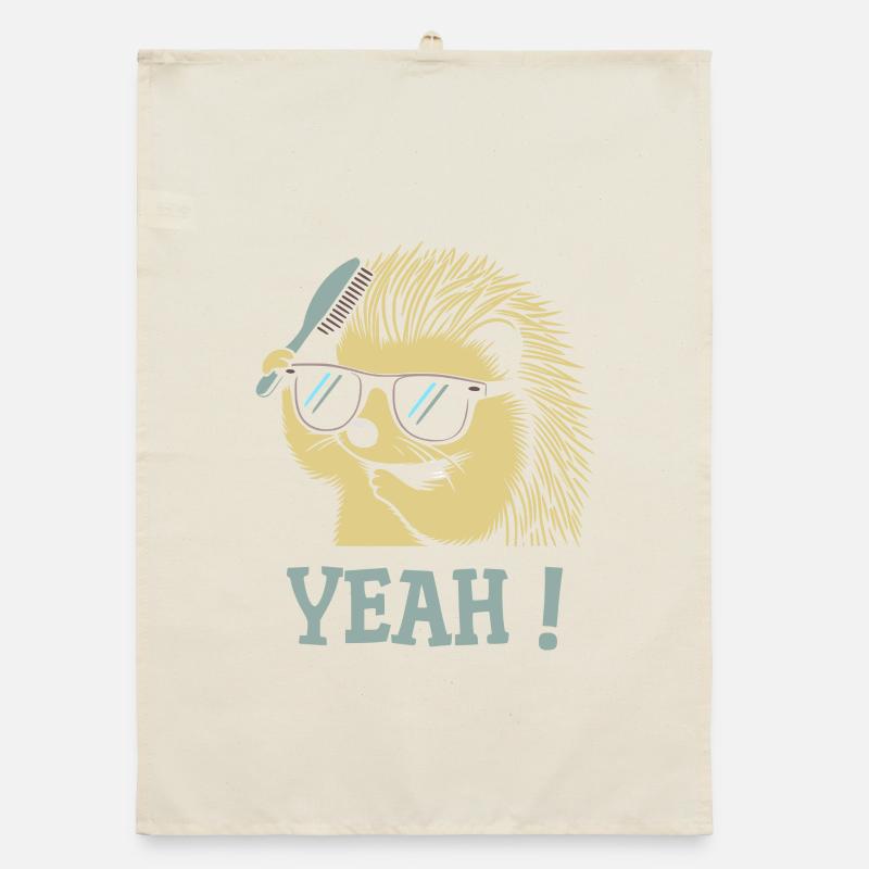 hérisson cool lunettes de soleil brosse Torchon bio