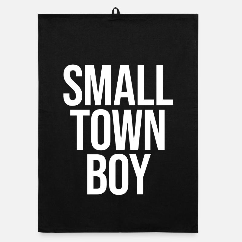 SMALLTOWN BOY small town Organic dish towel