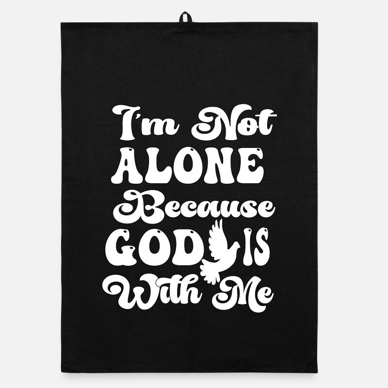Im Not Alone Organic dish towel