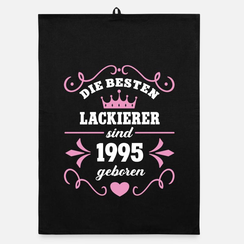 Painter Birthday Vintage 1995 Painter 95 Organic dish towel
