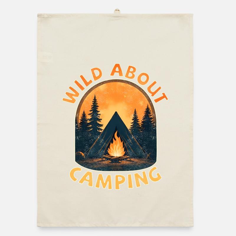 Passionné de camping Torchon bio