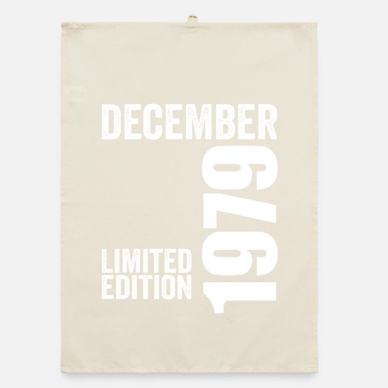 Retro Geburtstagsgeschenk - Dezember 1979 Organic Geschirrtuch