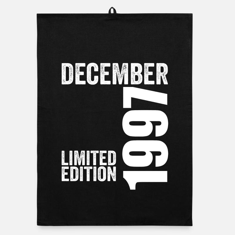 Retro Birthday Gift - December 1997 Organic dish towel