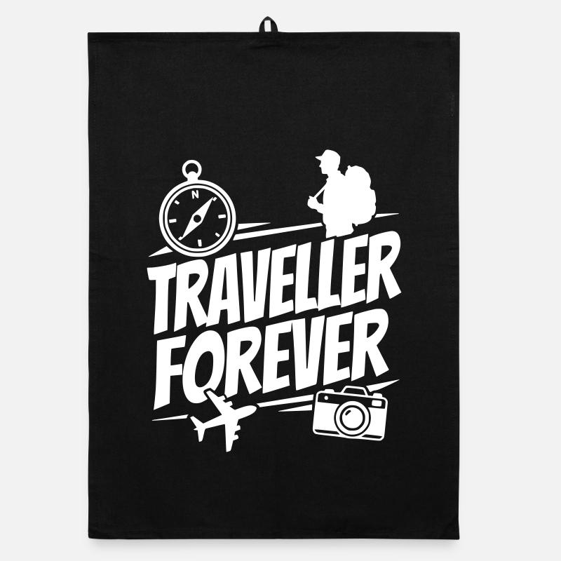 Globetrotter Forever - Traveller - Traveller Organic dish towel