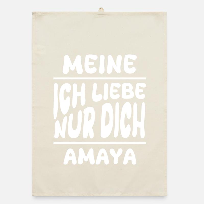Amaya als Liebe Organic Geschirrtuch