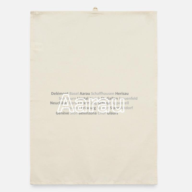 Schweizer Städte Aarau Organic Geschirrtuch