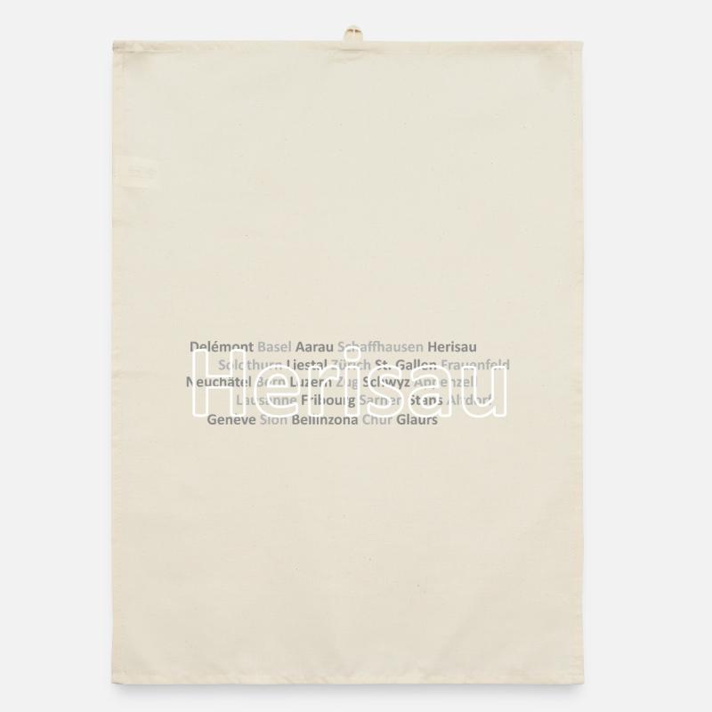 Schweizer Städte Herisau Organic Geschirrtuch