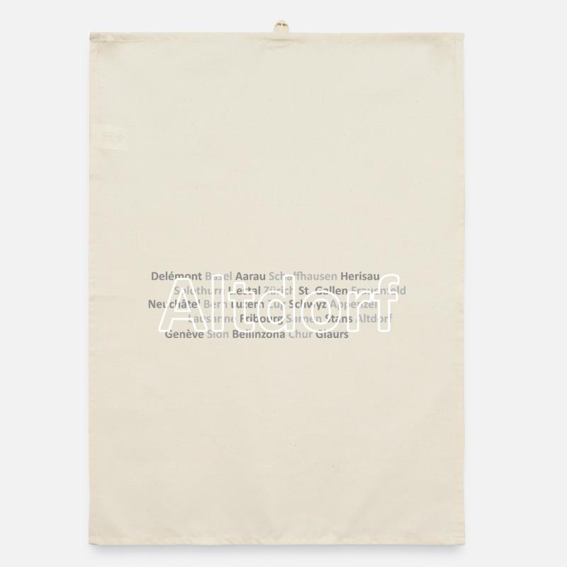 Schweizer Städte Altdorf Organic Geschirrtuch