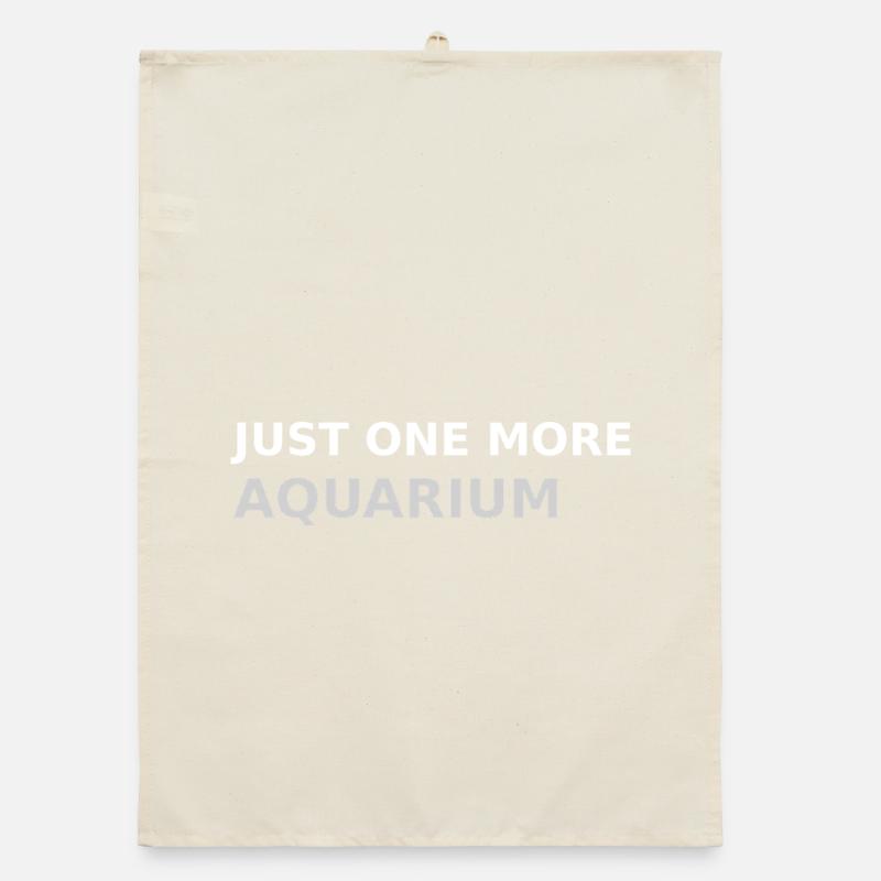 Only one aquarium left Organic dish towel