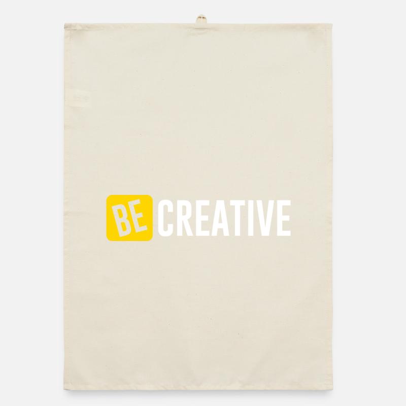 Be Creative Inspiration Design Torchon bio