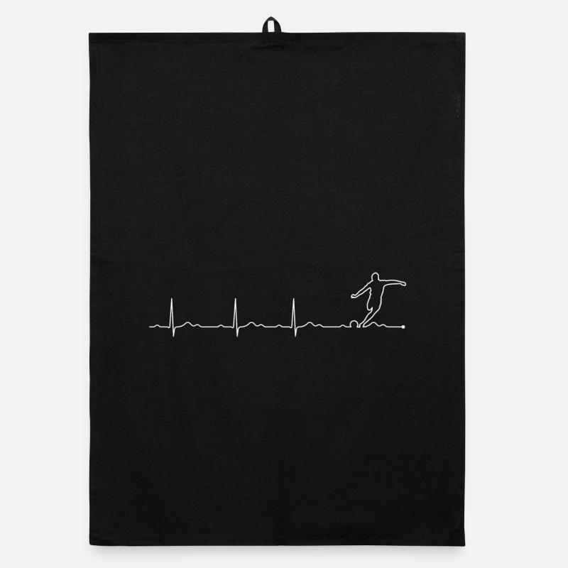 Pulsläufer Hüpfende Silhouette Organic Geschirrtuch