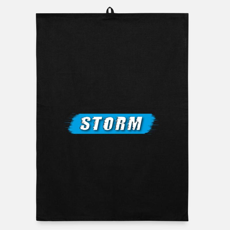 Tempête - Design intemporel Torchon bio