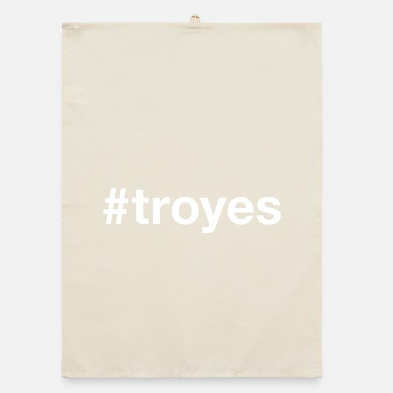 TROYES Hashtag Organic dish towel