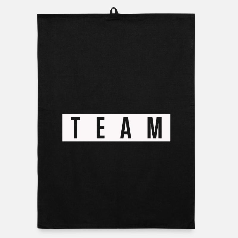 TEAM Lettres majuscules Torchon bio
