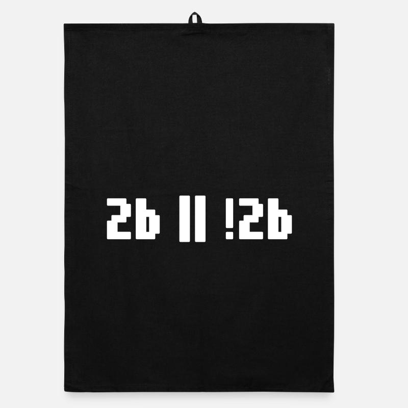 2b or not 2b – Shakespeare Hamlet Programmierer Organic Geschirrtuch