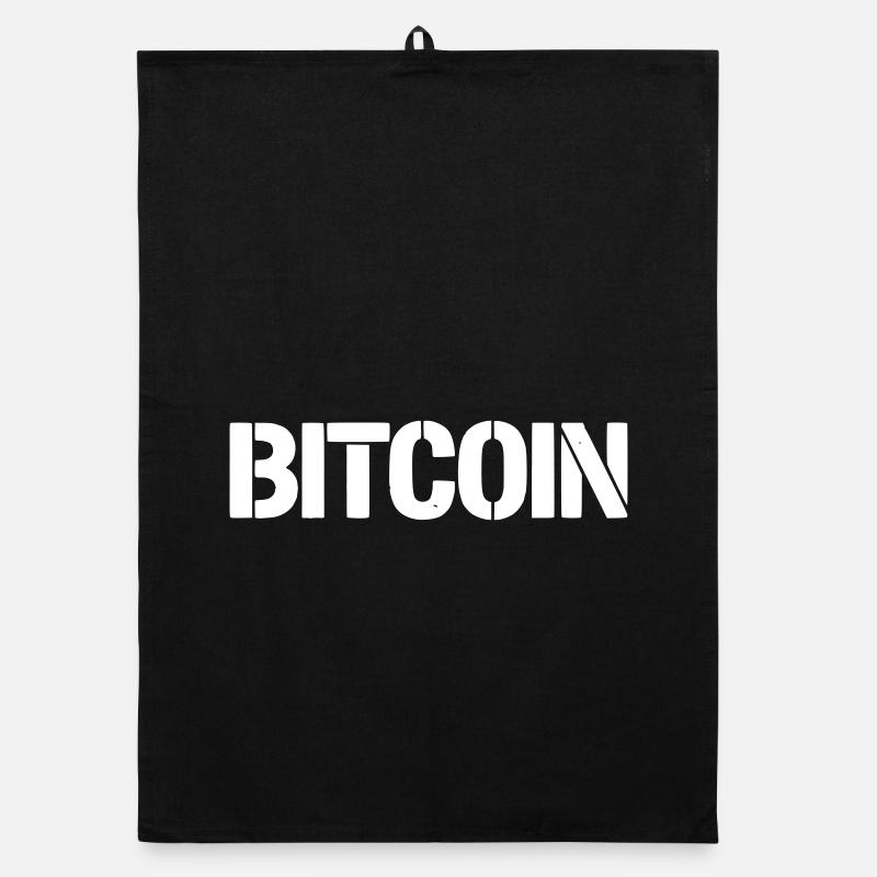 Pochoir de lettrage Bitcoin Clean Torchon bio