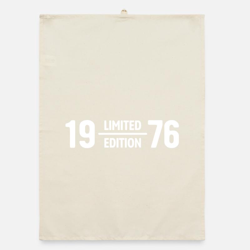 Édition limitée cadeau d’anniversaire 1976 Torchon bio