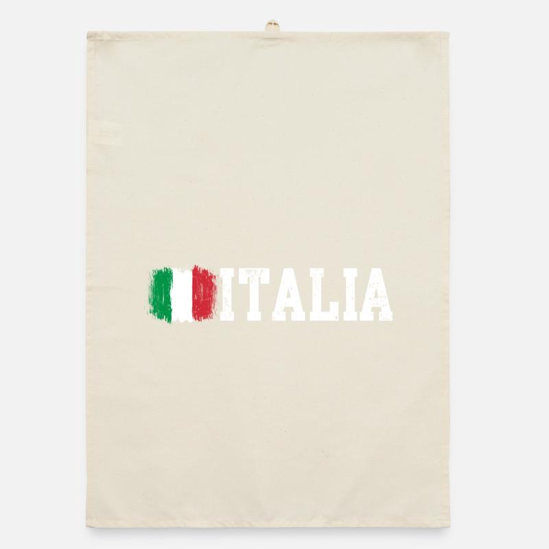 Italia flag Organic dish towel