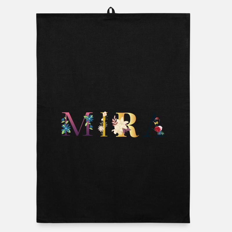 Mira - Organic dish towel - black