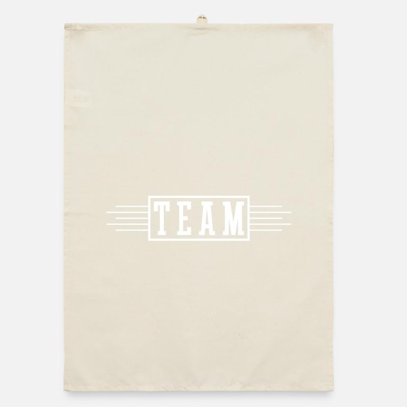 Team Strich Organic Geschirrtuch