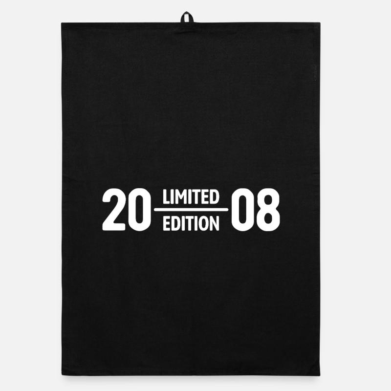 Limited Edition 2008 Geburtstag Geschenk Organic Geschirrtuch