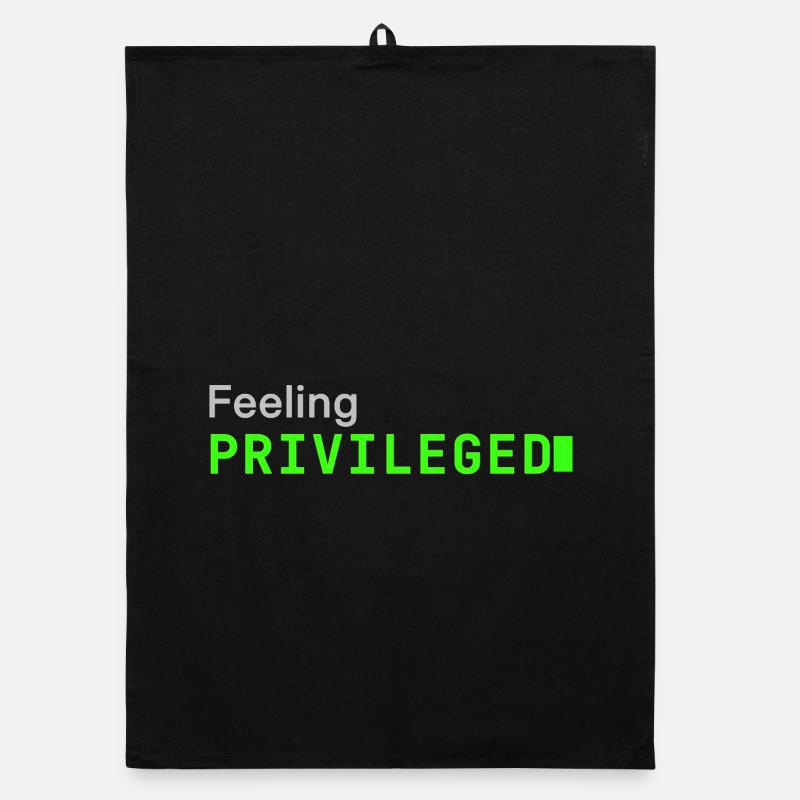 Feeling Privileged | Developer mood Organic Geschirrtuch
