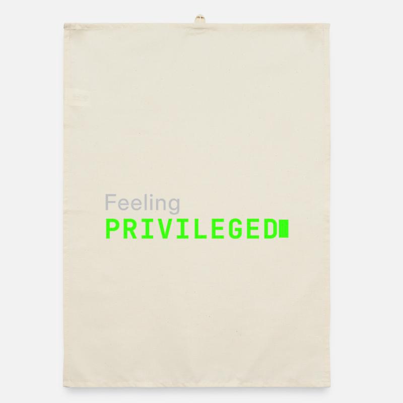 Feeling Privileged | Developer mood Organic Geschirrtuch