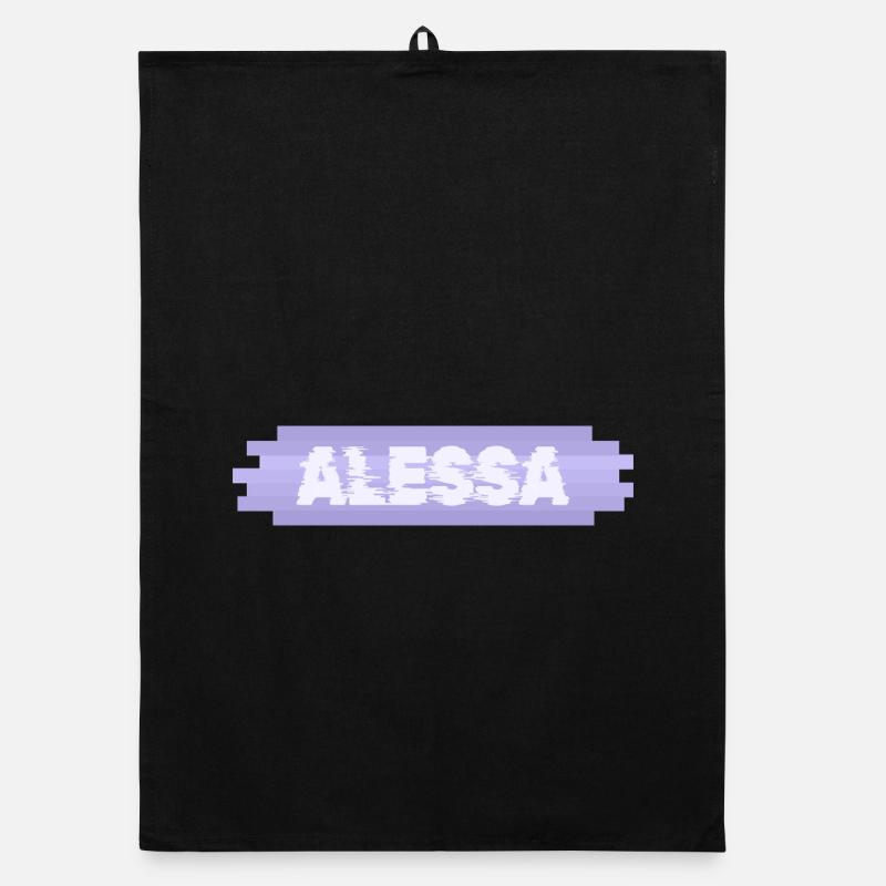 Alessa als Saeugling Organic Geschirrtuch