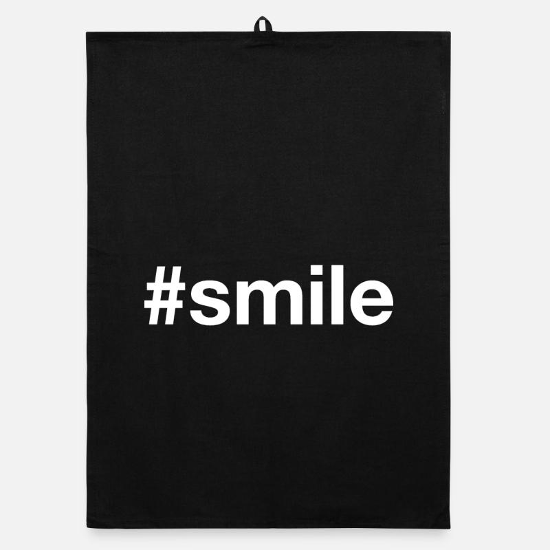 SMILE Laughter Organic dish towel