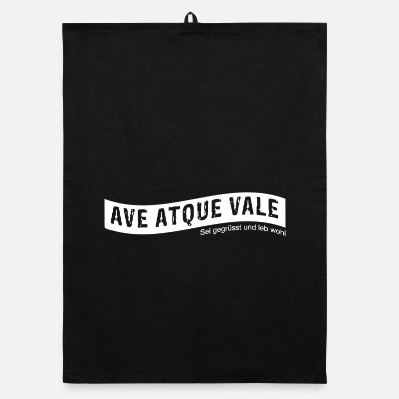 Ave atque vale - Dicton latin Torchon bio