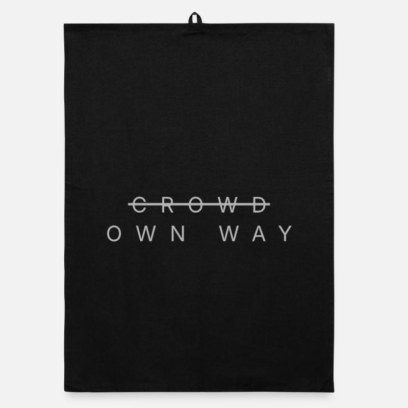 CROWD̶ → OWN WAY Organic dish towel