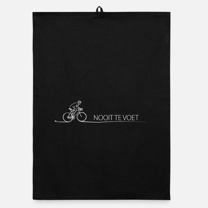Cyclist Saying Gift Idea Bicycle Organic dish towel