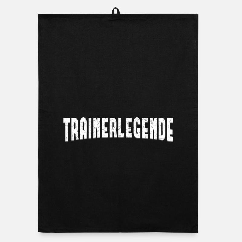 Trainerlegende Trainer bester Coach Organic Geschirrtuch
