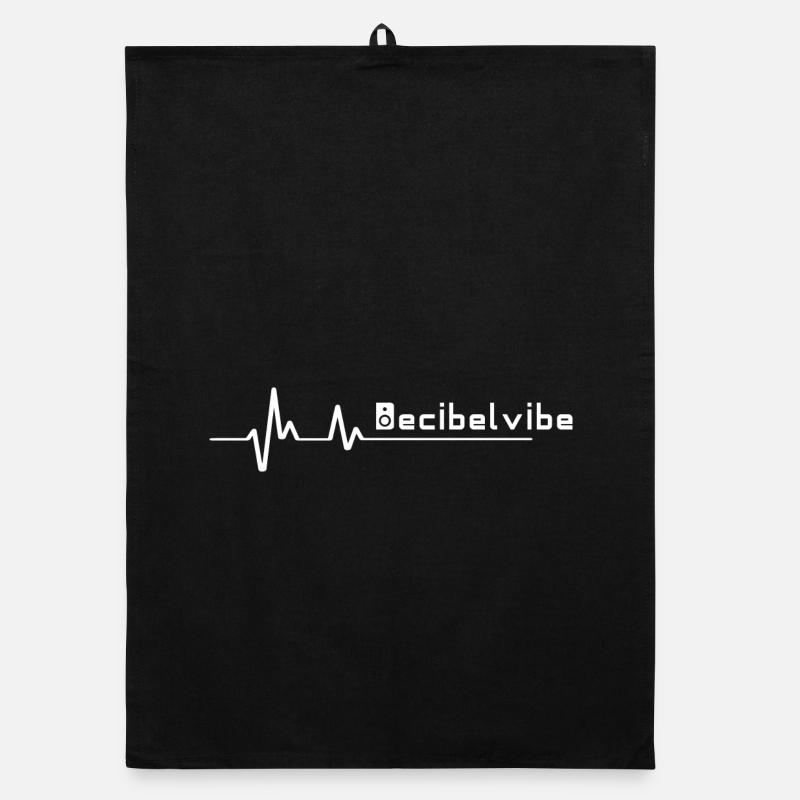 Decibelvibe - Derivate - L Wave2 Design Organic Geschirrtuch
