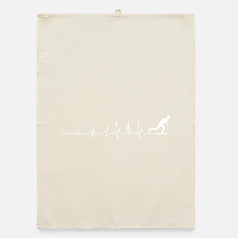 Pulse Run: Endurance Sketch Organic dish towel