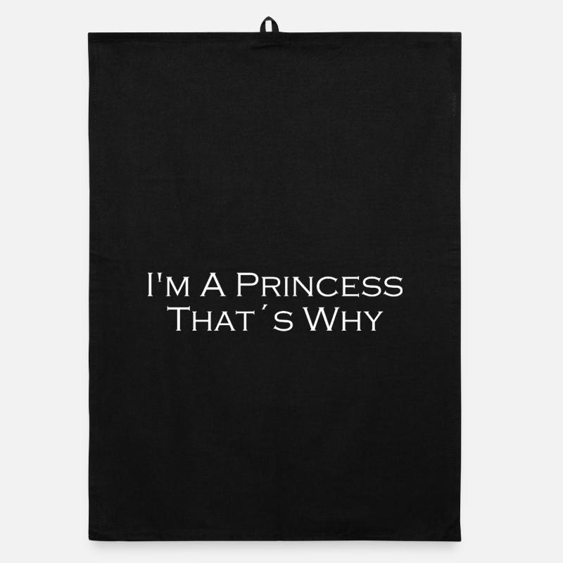 Elegant typography statement in white on dark background Organic dish towel