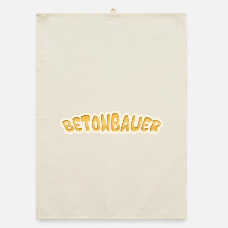 Concrete worker Organic dish towel